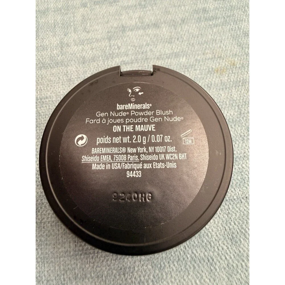 Bare Minerals Gen Nude Powder Blush - On The Mauve  .07 Oz
